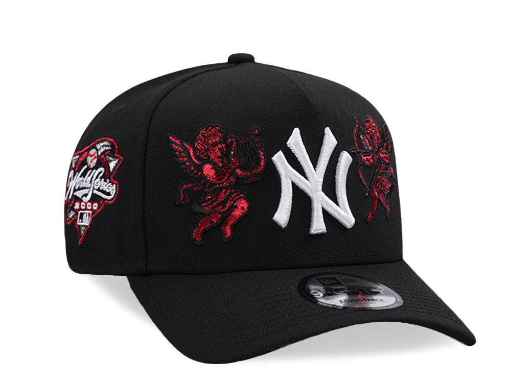 New Era New York Yankees World Series 2000 Cupids Black Prime Edition 9Forty A Frame Snapback Cap