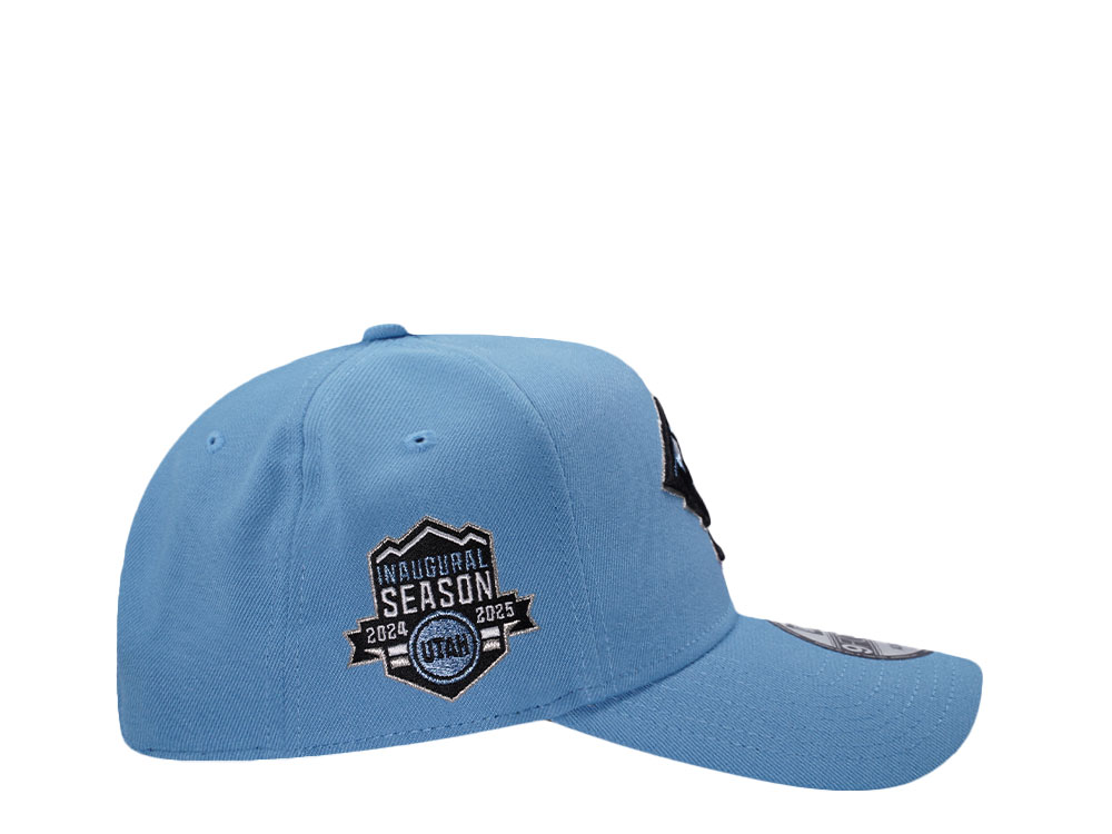 New Era Utah Mammoth Inaugural Season Sky Blue Prime Edition 9Forty A Frame Snapback Cap