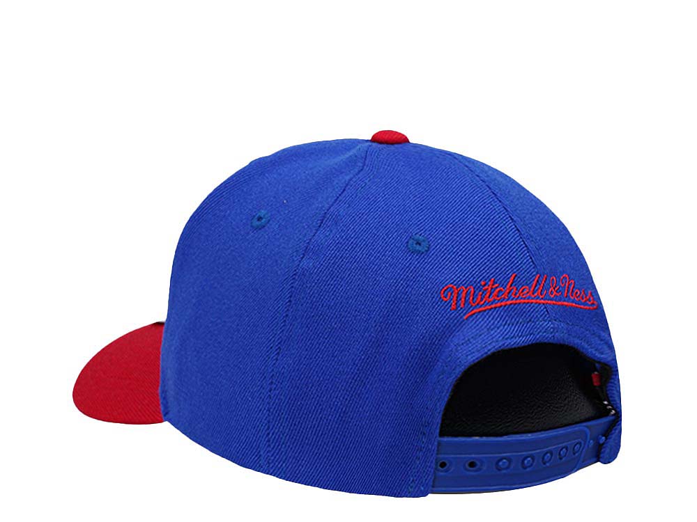 Mitchell & Ness Washington Bullets Team Two Tone 2.0 Hardwood Classic Red Flex Snapback Cap
