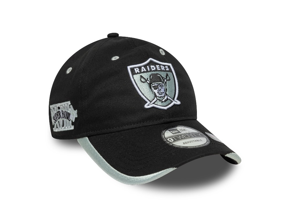 New Era Las Vegas Raiders Super Bowl XVII Black 9Twenty Snapback Cap