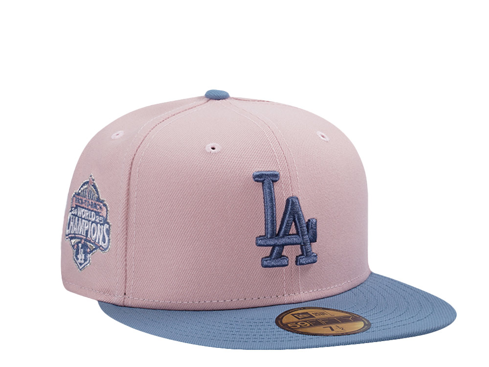 New Era Los Angeles Dodgers World Series 2025 Pink Rouge Two Tone Edition 59Fifty Fitted Cap