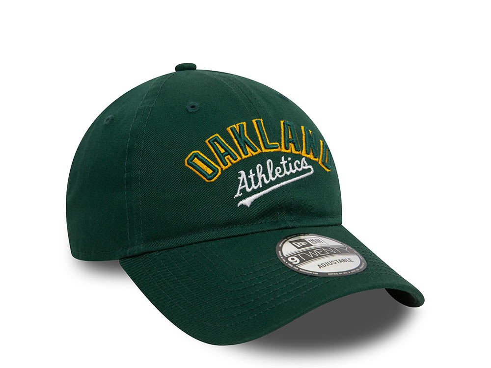 New Era Oakland Athletics Wordmark Green 9Twenty Strapback Cap