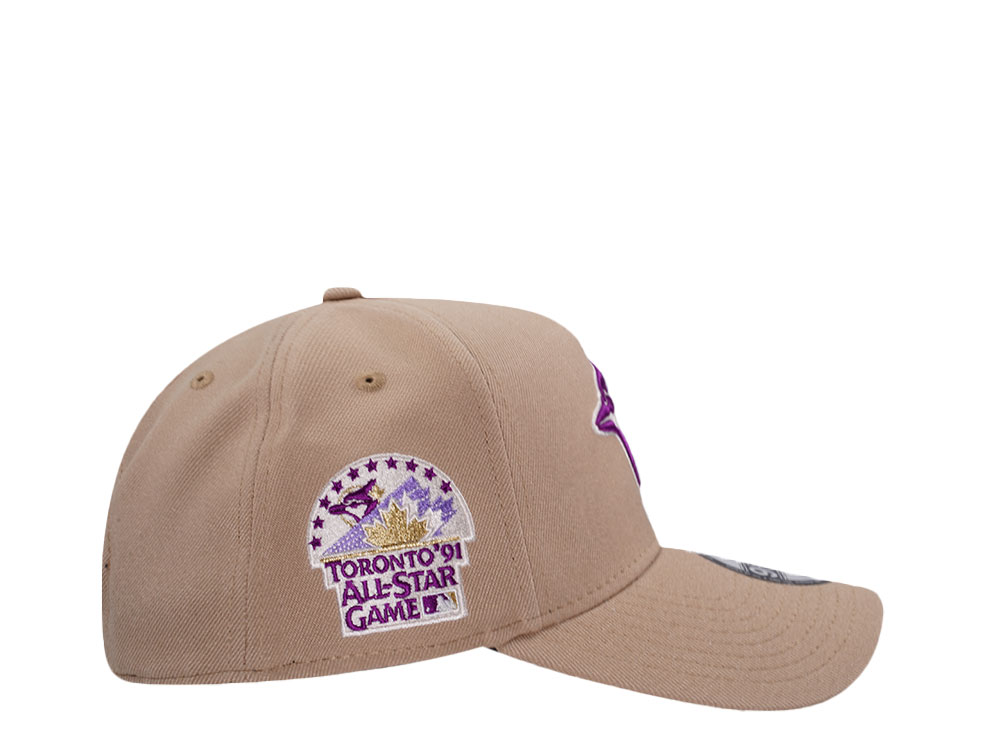 New Era Toronto Blue Jays All Star Game 1991 Sparkling Camel Edition 9Forty A Frame Snapback Cap