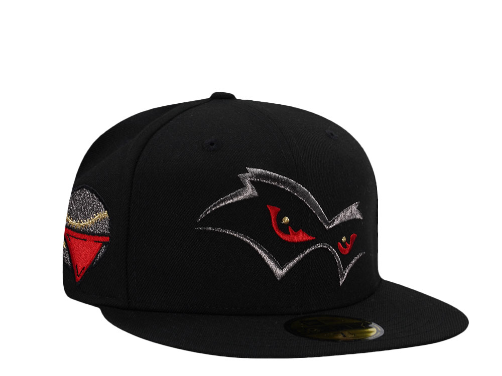 New Era Quad City River Bandits Black Prime Edition 59Fifty Fitted Cap