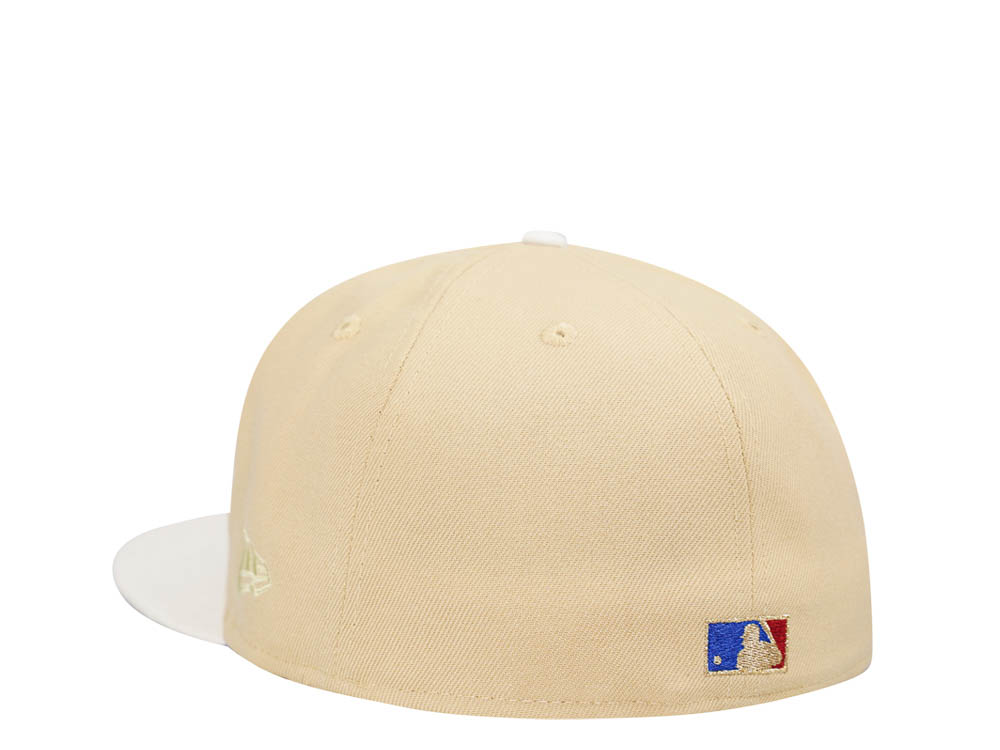 New Era Chicago Cubs World Series 2016 Gold Azure Two Tone Edition 59Fifty Fitted Cap