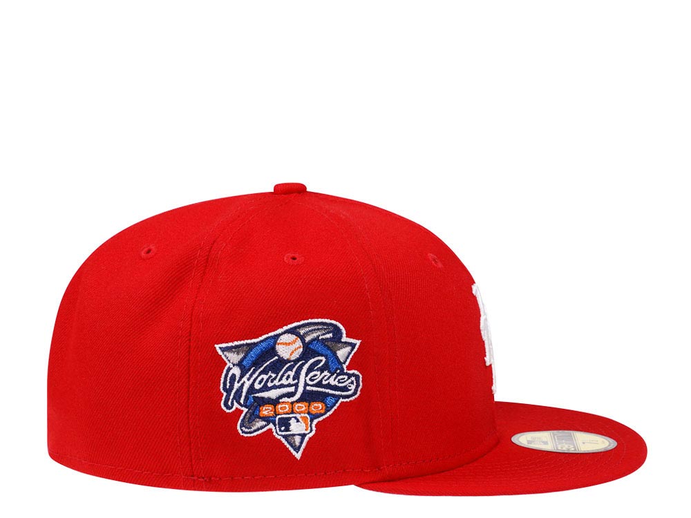 New Era New York Mets World Series 2000 Red Glacier Blue Edition 59Fifty Fitted Cap