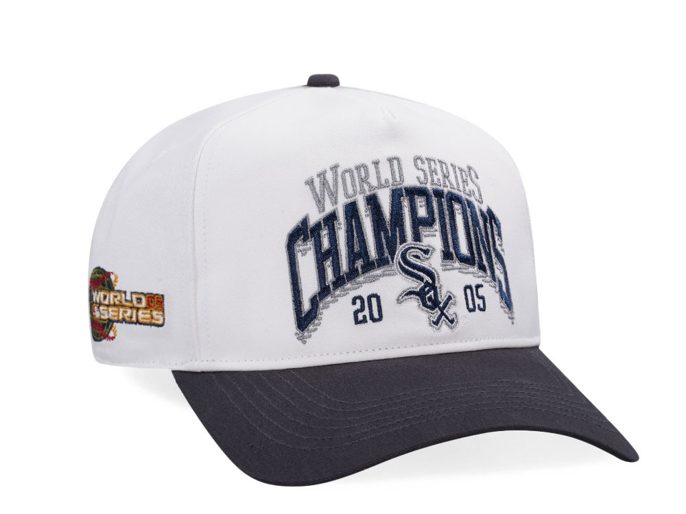 47Brand Chicago White Sox World Series 2005 White Arch Champions Hitch Snapback Cap