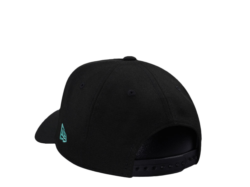 New Era Boston Red Sox 90th Anniversary Mint Black Prime Edition 9Forty A Frame Snapback Cap