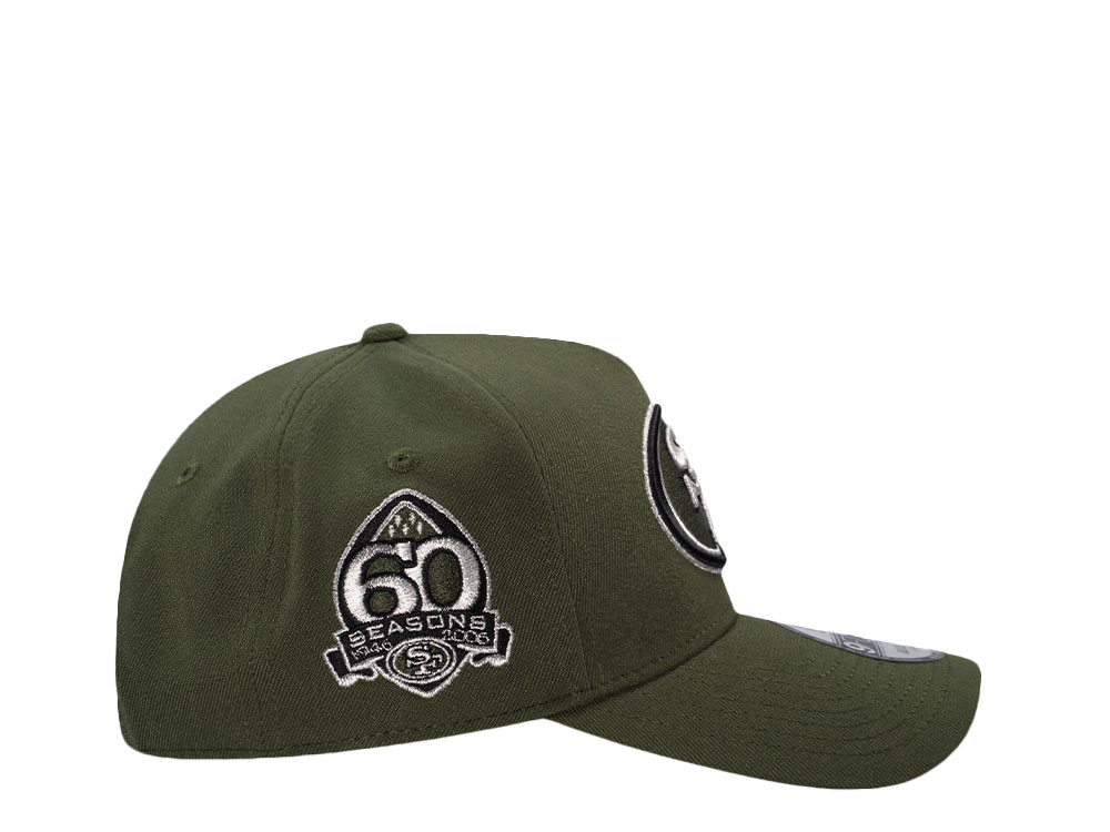 New Era San Francisco 49ers 60 Seasons Green Realtree Edition 9Forty A Frame Snapback Cap