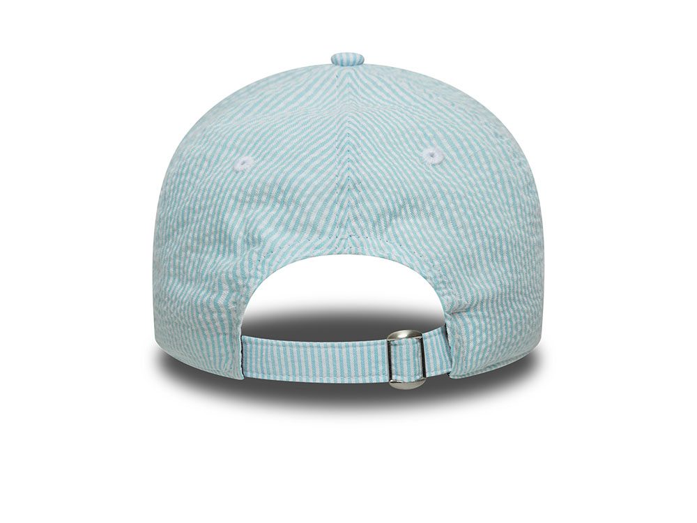 New Era Los Angeles Dodgers Seersucker Light Blue 9Twenty Strapback Cap