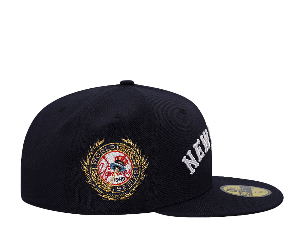 New Era New York Yankees World Series 1949 Navy Prime Wool Edition 59Fifty Fitted Cap