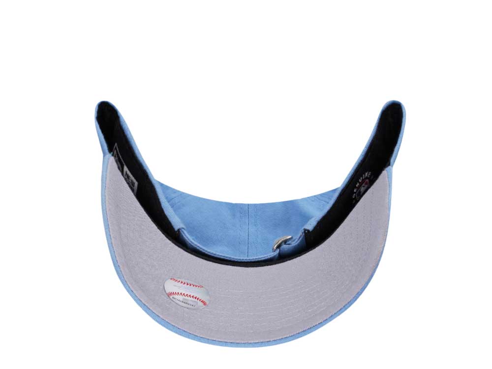 New Era Atlanta Braves Skull Sky Blue 9Twenty Strapback Cap