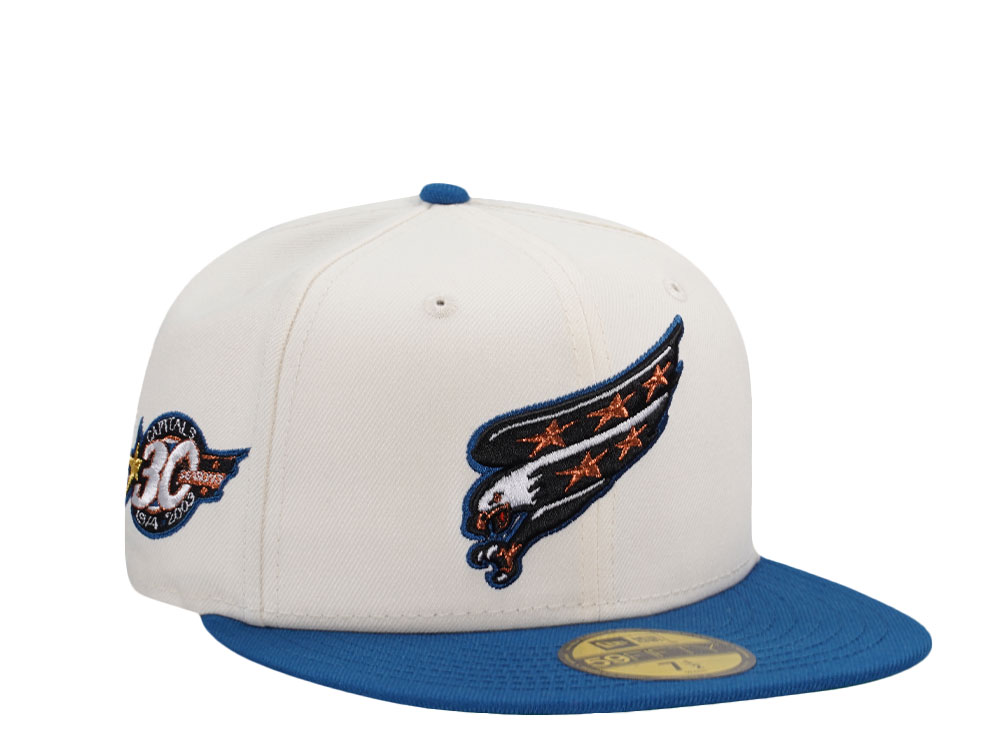 New Era Washington Capitals 30th Anniversary Chrome Two Tone Edition 59Fifty Fitted Cap