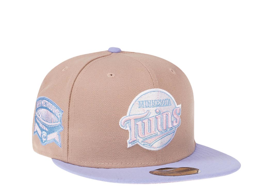 New Era Minnesota Twins Metrodome Stadium Two Tone Suede Prime Edition 59Fifty Fitted Cap