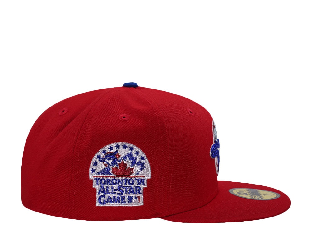 New Era Toronto Blue Jays All Star Game 1991 Chainstitch Red Edition 59Fifty Fitted Cap