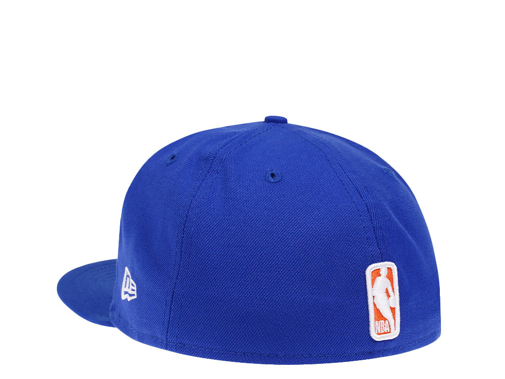 New Era New York Knicks Blue Duallogo Edition 59Fifty Fitted Cap