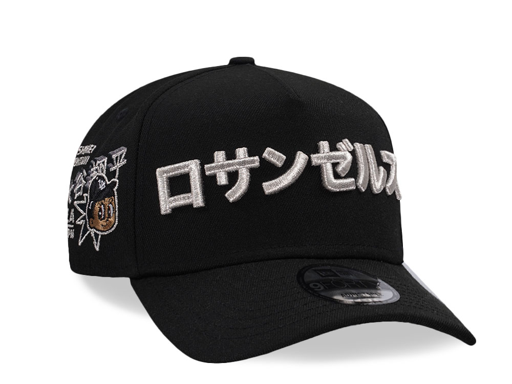 New Era Los Angeles Dodgers Ohtani Silver Black Prime Edition 9Forty A Frame Snapback Cap