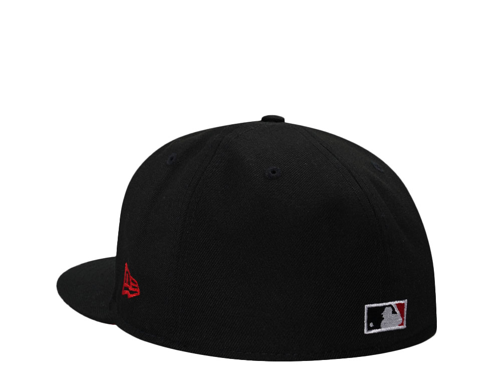 New Era Chicago White Sox Comiskey Park 75 Years Black and Red Edition 59Fifty Fitted Cap