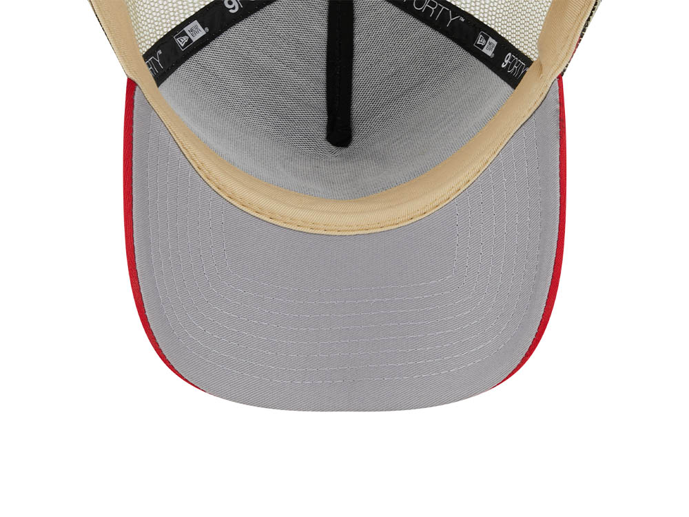 New Era Philadelphia Phillies All Day Two Tone 9Forty A Frame Trucker Snapback Cap