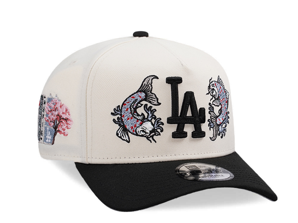 New Era Los Angeles Dodgers Tokyo Series Chrome Two Tone Edition 9Forty A Frame Snapback Cap