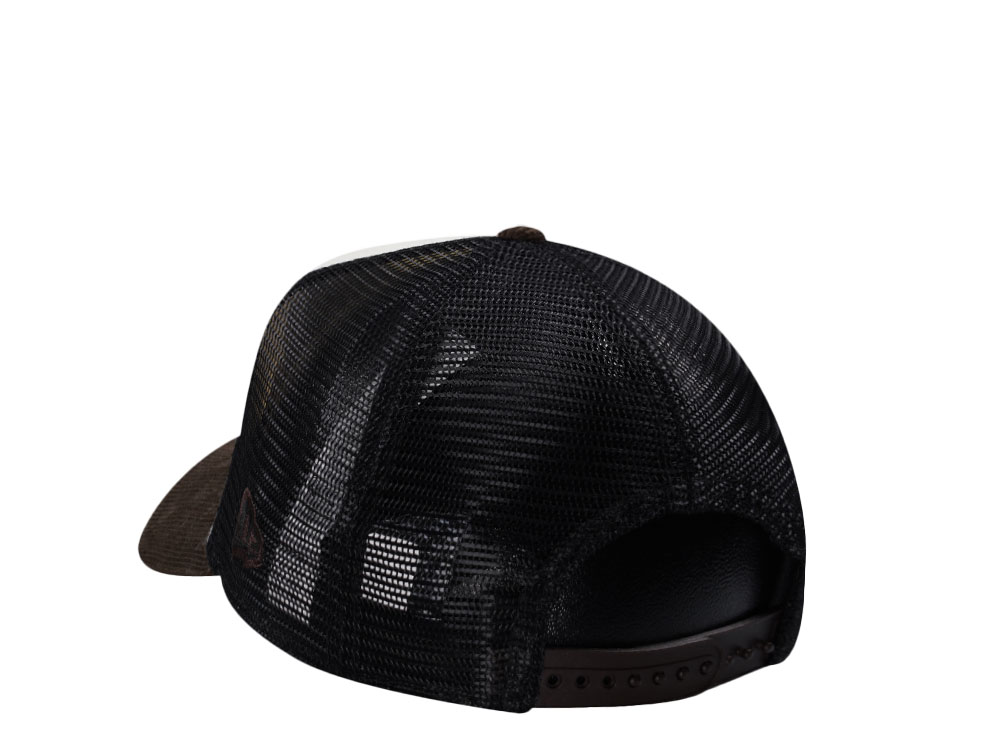 New Era Toronto Raptors Corduroy Trucker Edition 9Forty A Frame Snapback Cap