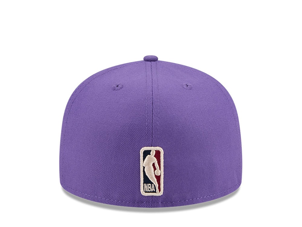 New Era Los Angeles Lakers HWC 50th Anniversary Purple 59Fifty Fitted Cap
