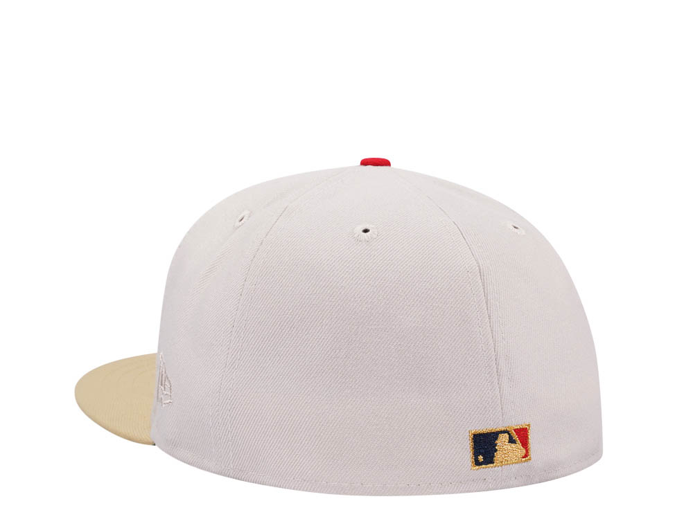 New Era Minnesota Twins 50th Season Stone Gold Two Tone Edition 59Fifty Fitted Cap