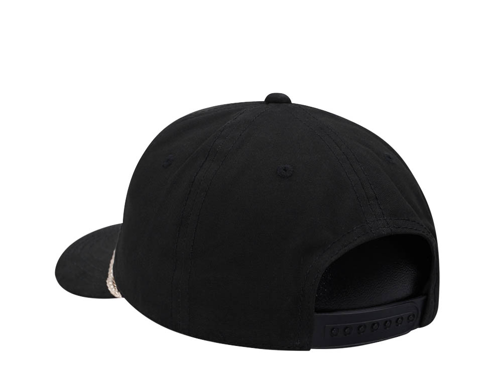 American Needle Yellowstone National Park Canvas Black Snapback Cap