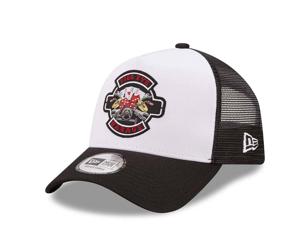 New Era Pigs Eye Garage A Frame Trucker Snapback Cap