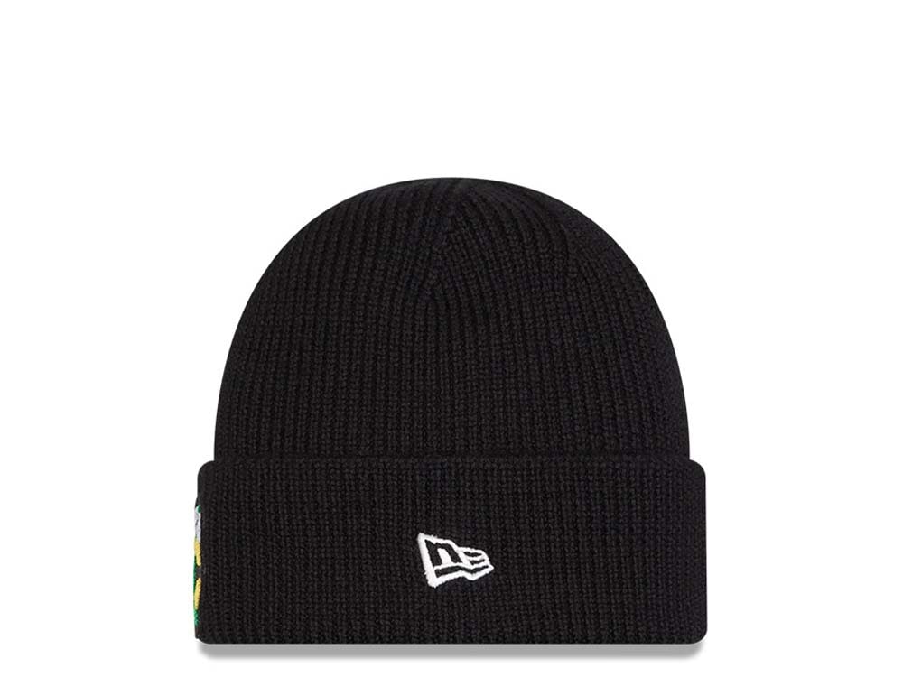 New Era Chicago Blackhawks Skull Knit Black Knit
