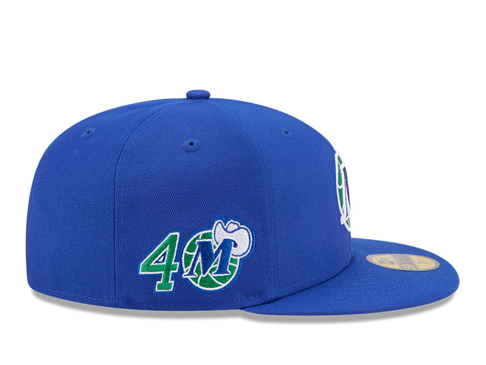 New Era Dallas Mavericks HWC 40th Anniversary Blue 59Fifty Fitted Cap