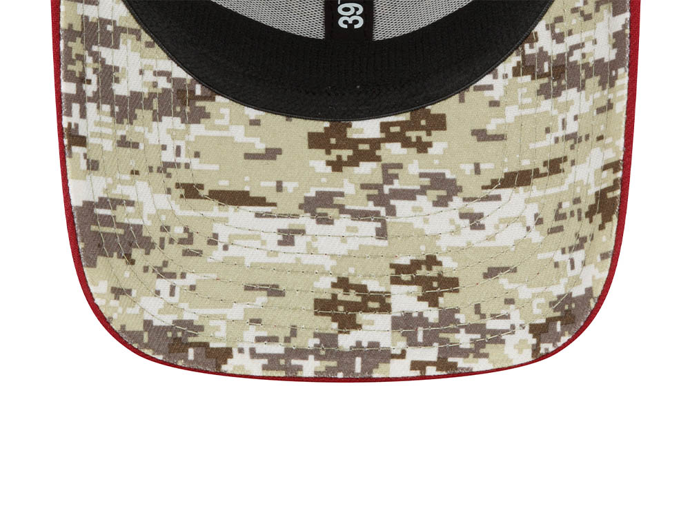 New Era Washington Football Team Salute to Service 2022 39Thirty Stretch Cap