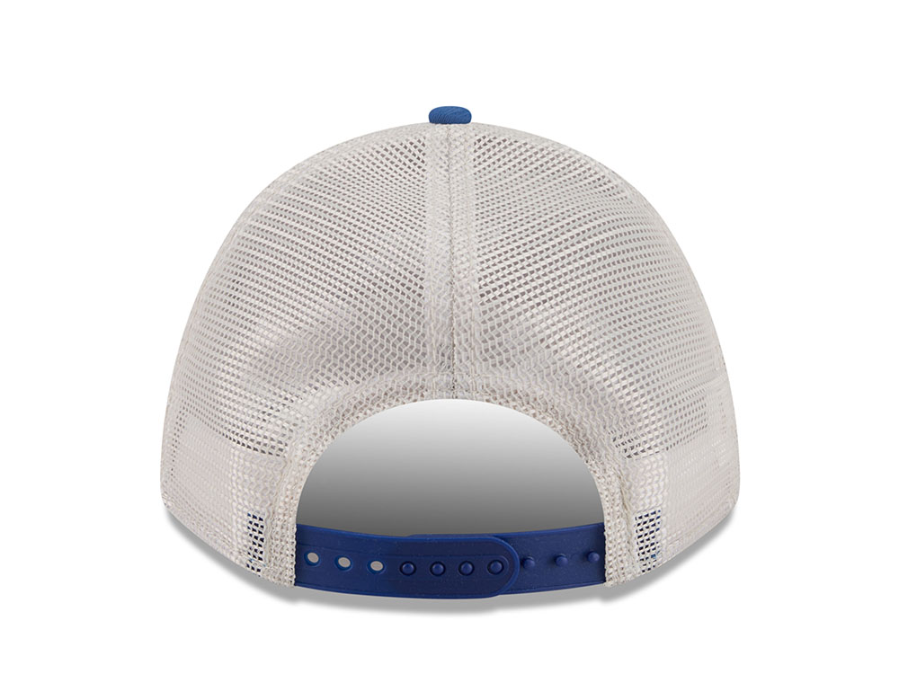 New Era Los Angeles Dodgers Frayed Patch Stone Two Tone Edition 9Forty M Crown A Frame Trucker Snapback Cap