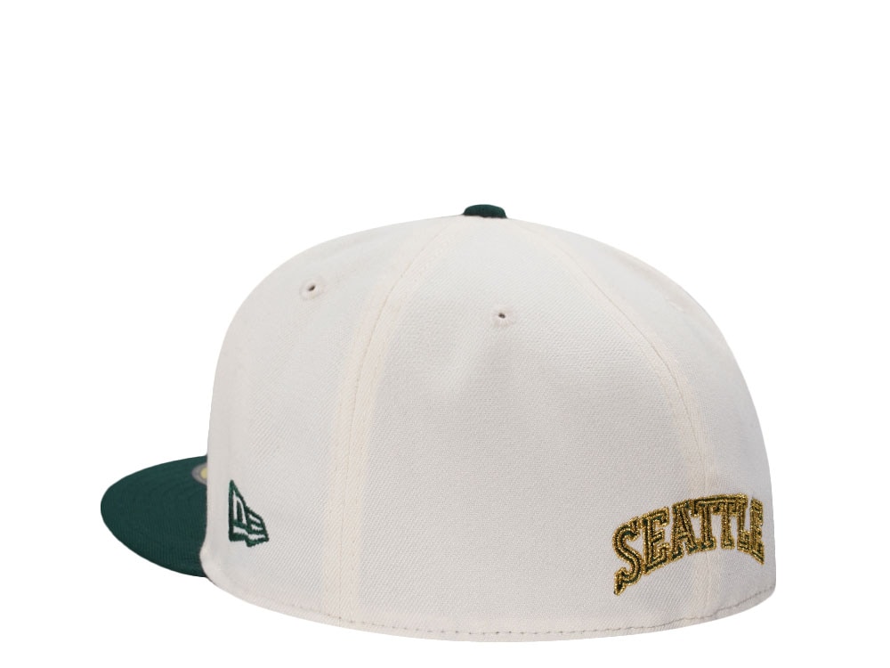 New Era Seattle Supersonics Legend Chrome Two Tone Edition 59Fifty Fitted Cap
