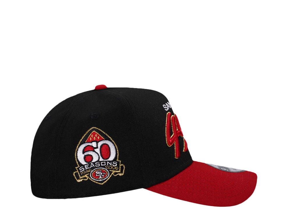 New Era San Francisco 49ers 60 Seasons Two Tone 9Forty A Frame Snapback Cap