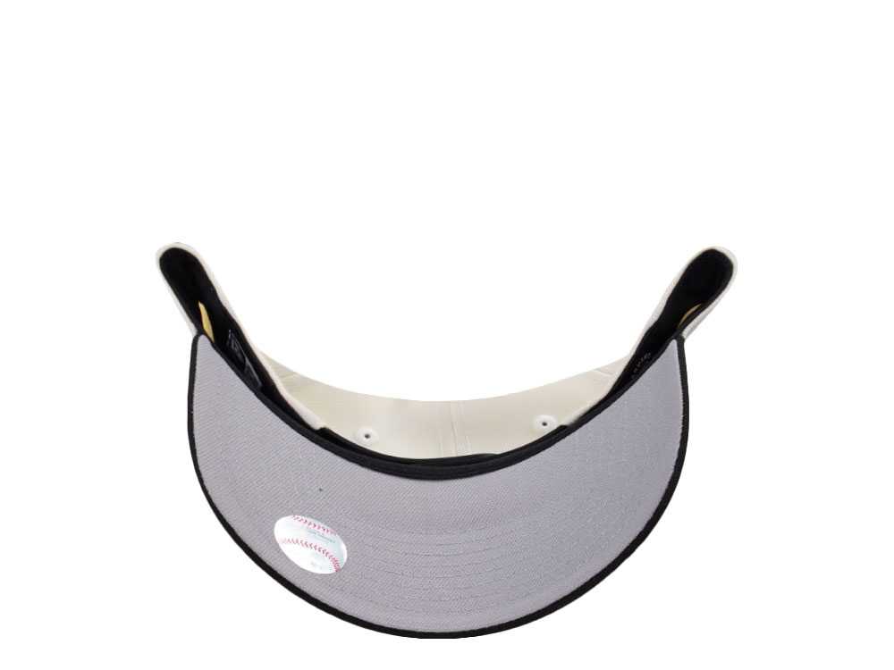New Era Cleveland Guardians Chrome Black Two Tone Edition 9Forty A Frame Snapback Cap