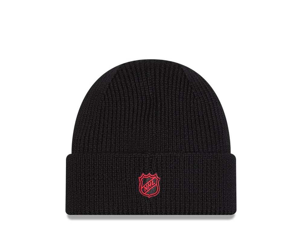 New Era Chicago Blackhawks Skull Knit Black Knit