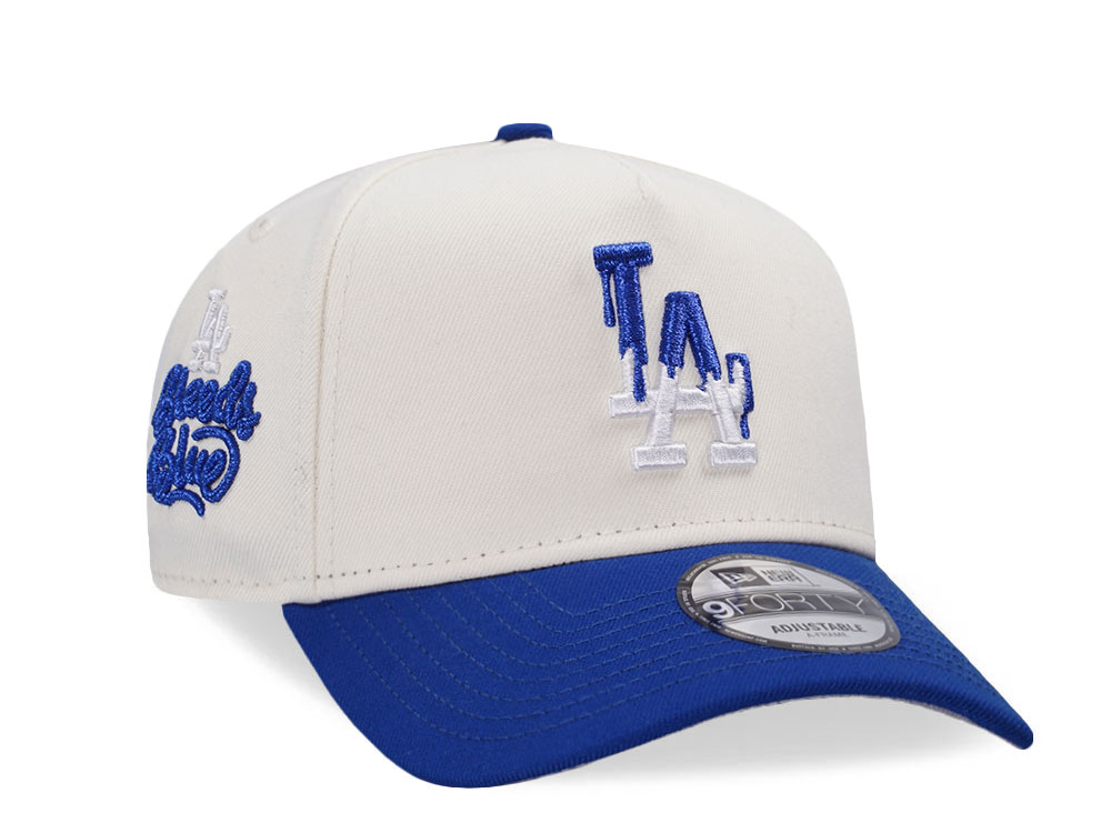 New Era Los Angeles Dodgers Drip Chrome Two Tone Edition 9Forty A Frame Snapback Cap
