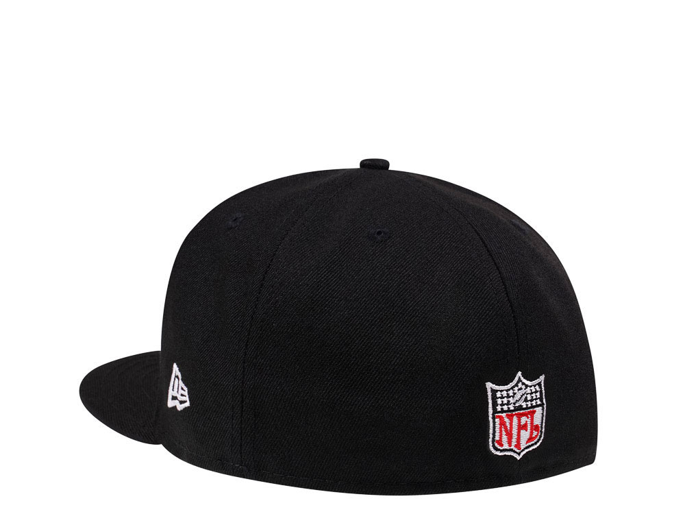 New Era Cleveland Browns Throwback Black Crimson Collection 59Fifty Fitted Cap