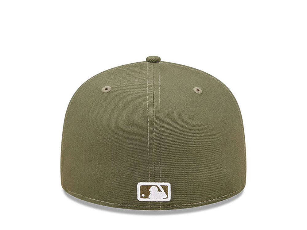 New Era New York Yankees Plain Olive Prime Edition 59Fifty Fitted Cap