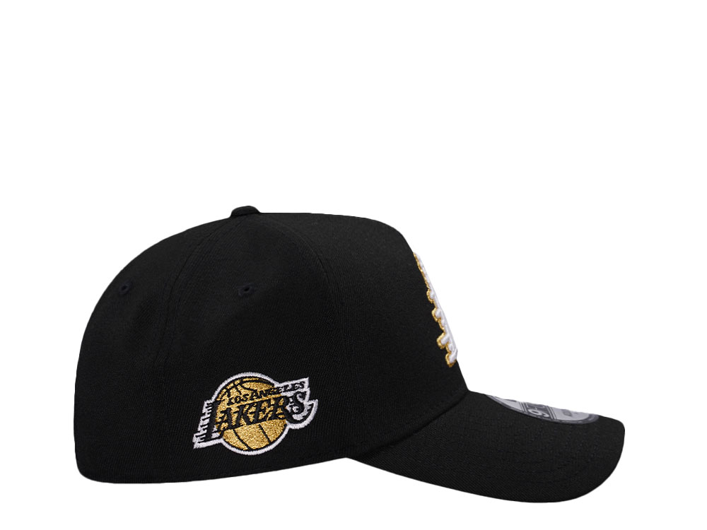 New Era Los Angeles Lakers Classic Black Prime Edition 9Forty A Frame Snapback Cap