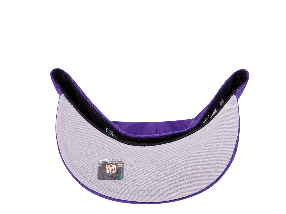 New Era Minnesota Vikings Alternate Logo Purple Edition 59Fifty Fitted Cap
