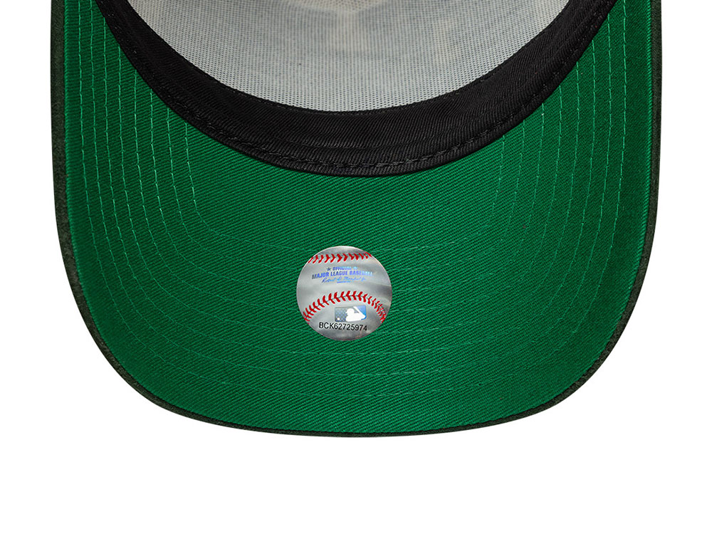 New Era New York Yankees Wordmark Suede Green Stone Edition 9Forty A Frame Snapback Cap
