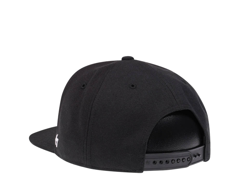 47Brand Chicago Blackhawks No Shot Black Captain Snapback Cap