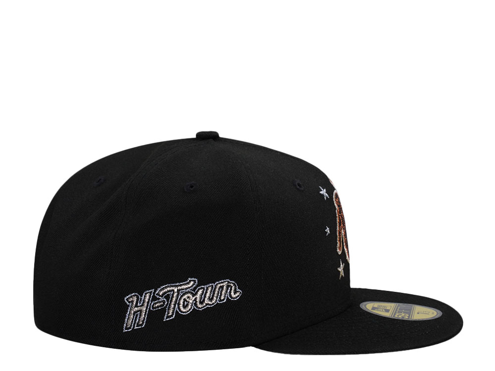 New Era Houston Rockets Spaceman Prime Metallic Edition 59Fifty Fitted Cap