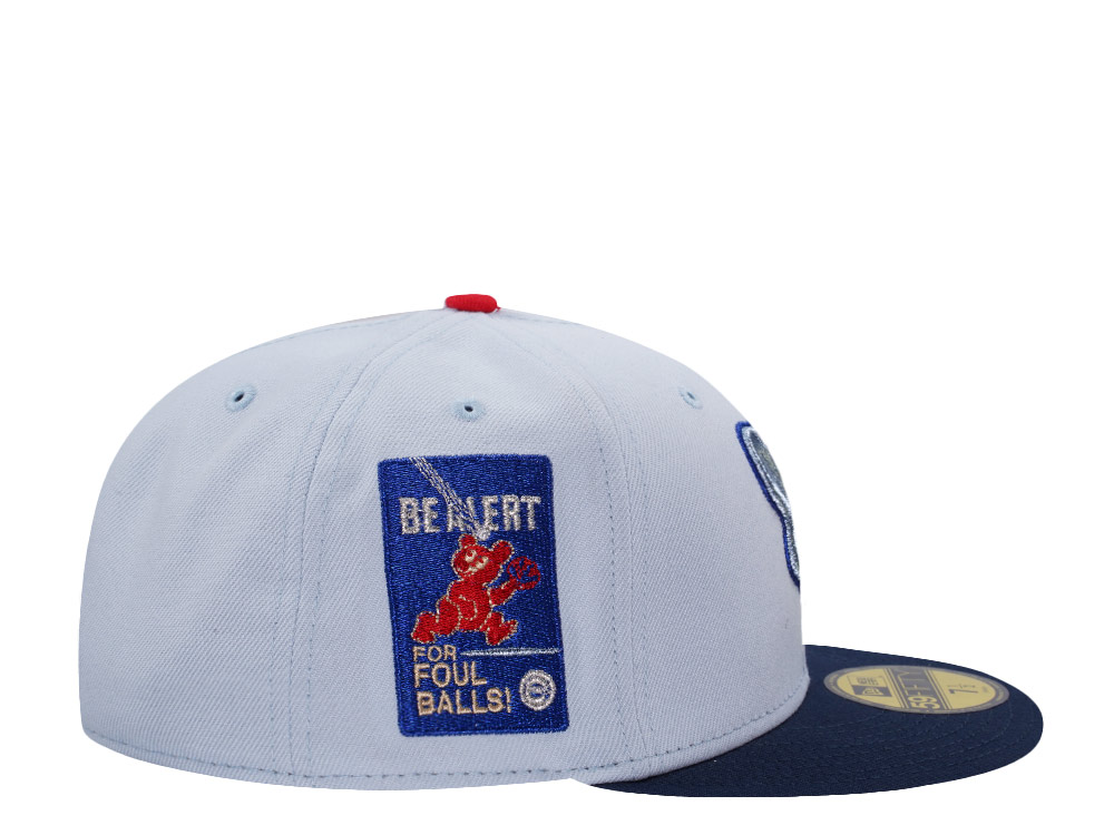 New Era Chicago Cubs Be Alert Mountain Blue Two Tone Edition 59Fifty Fitted Cap