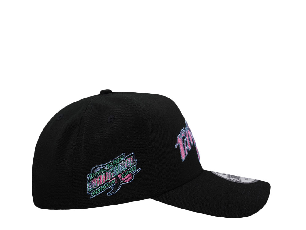 New Era Tampa Bay Rays Inaugural Season Black Prime Edition 9Forty A Frame Snapback Cap