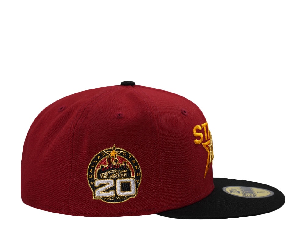 New Era Dallas Stars 20th Anniversary Red Two Tone Edition 59Fifty Fitted Cap