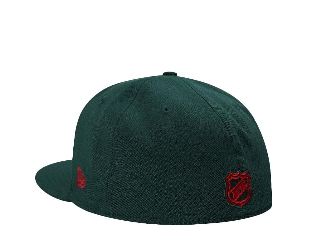 New Era New Jersey Devils Dark Green Champions Banner Edition 59Fifty Fitted Cap