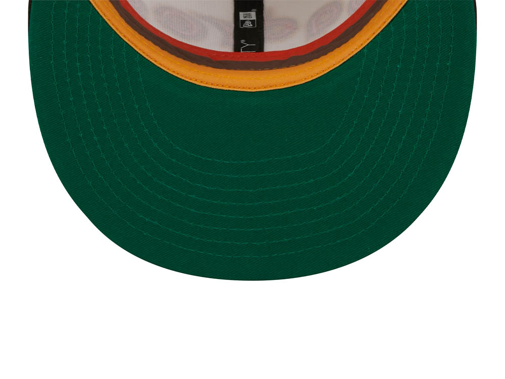New Era San Diego Padres White Retro Script 50th Anniversary Throwback Edition 59Fifty Fitted Cap